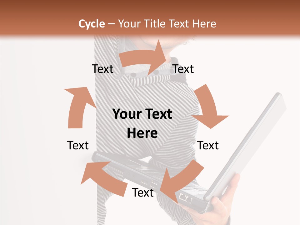 Internet Casual White PowerPoint Template