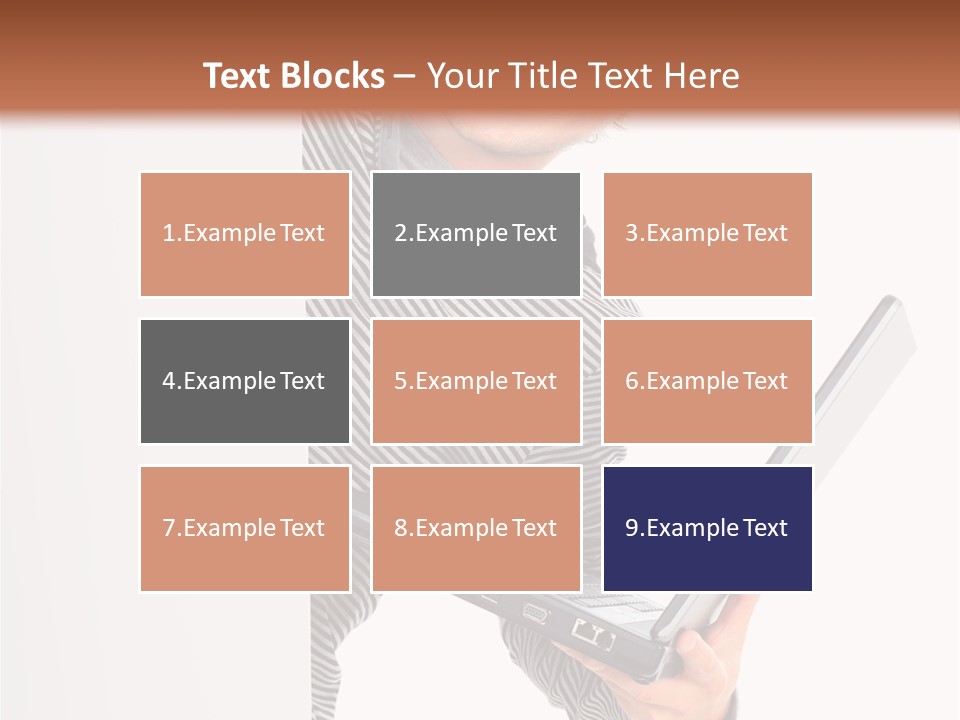 Internet Casual White PowerPoint Template
