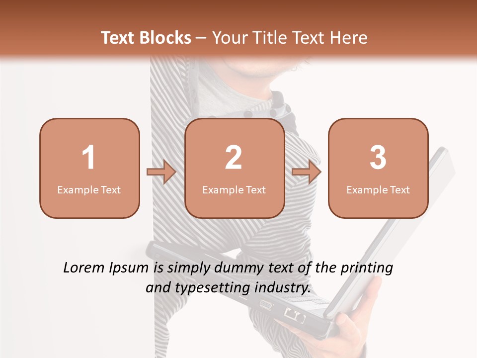 Internet Casual White PowerPoint Template