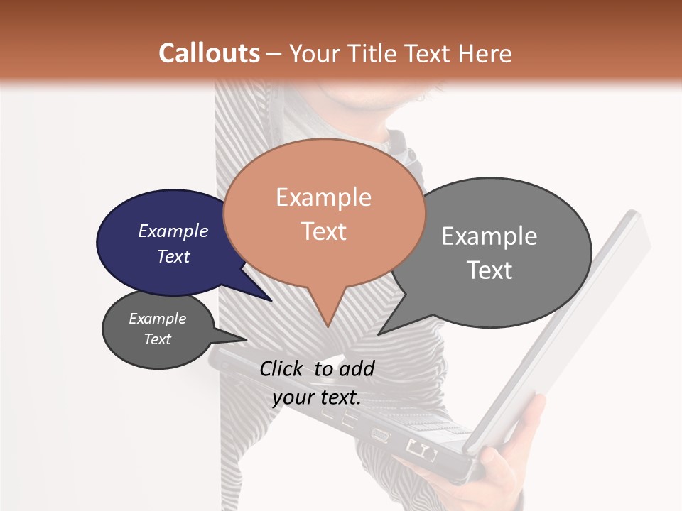 Internet Casual White PowerPoint Template