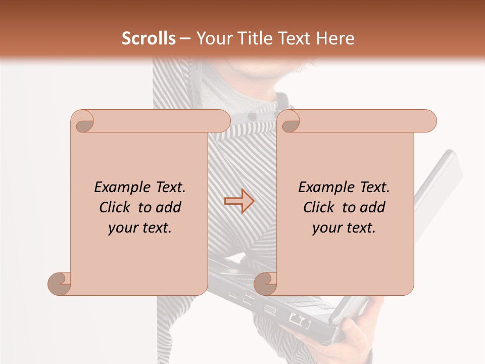 Internet Casual White PowerPoint Template