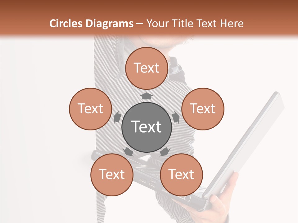 Internet Casual White PowerPoint Template