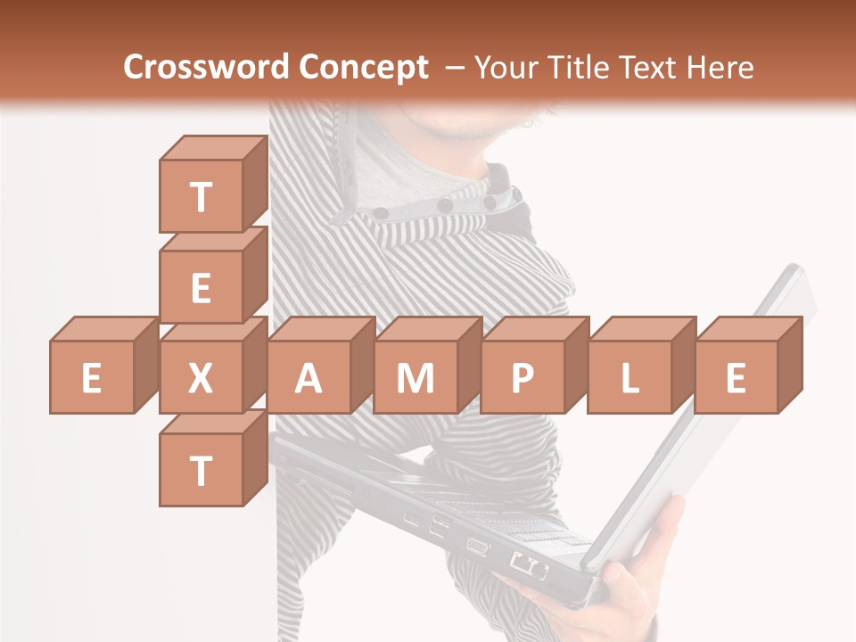 Internet Casual White PowerPoint Template