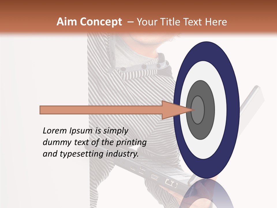 Internet Casual White PowerPoint Template