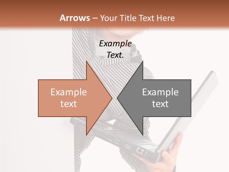 Internet Casual White PowerPoint Template