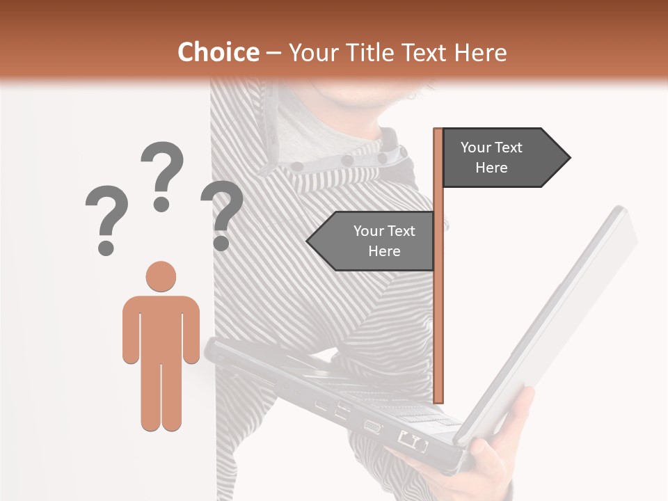Internet Casual White PowerPoint Template