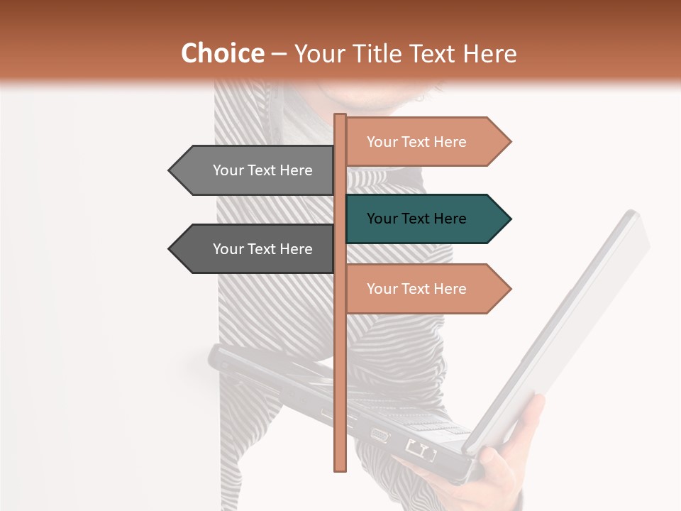Internet Casual White PowerPoint Template