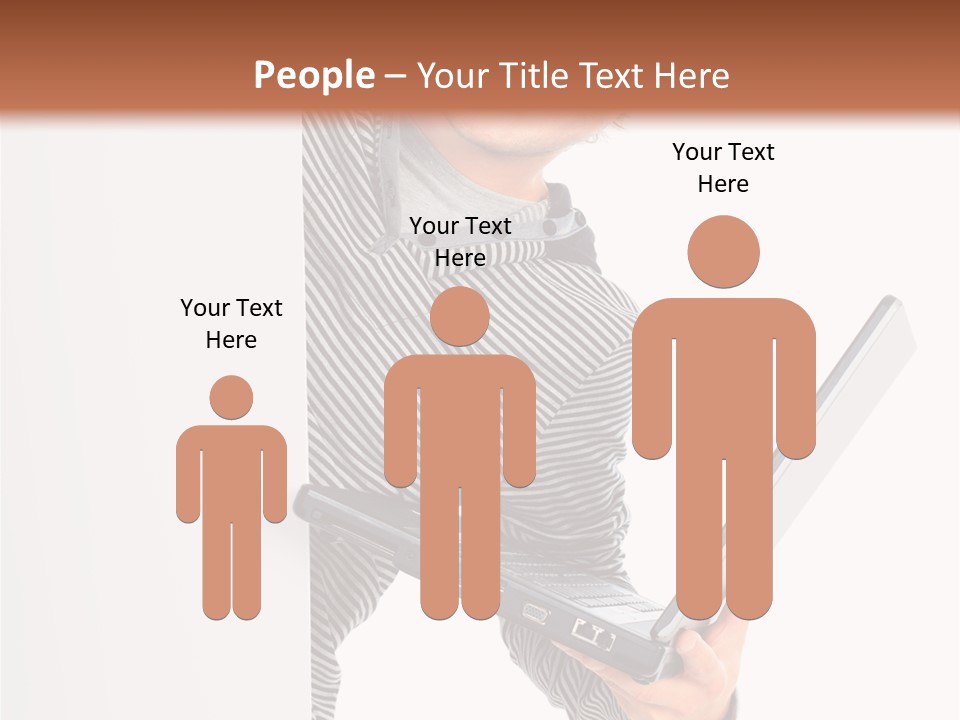 Internet Casual White PowerPoint Template