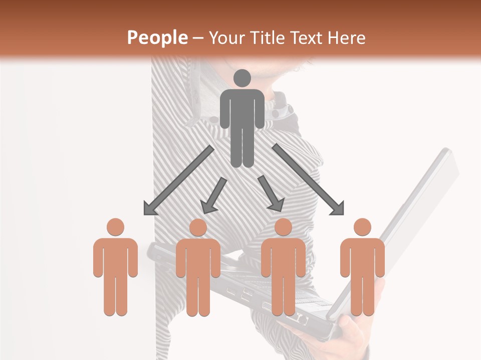 Internet Casual White PowerPoint Template