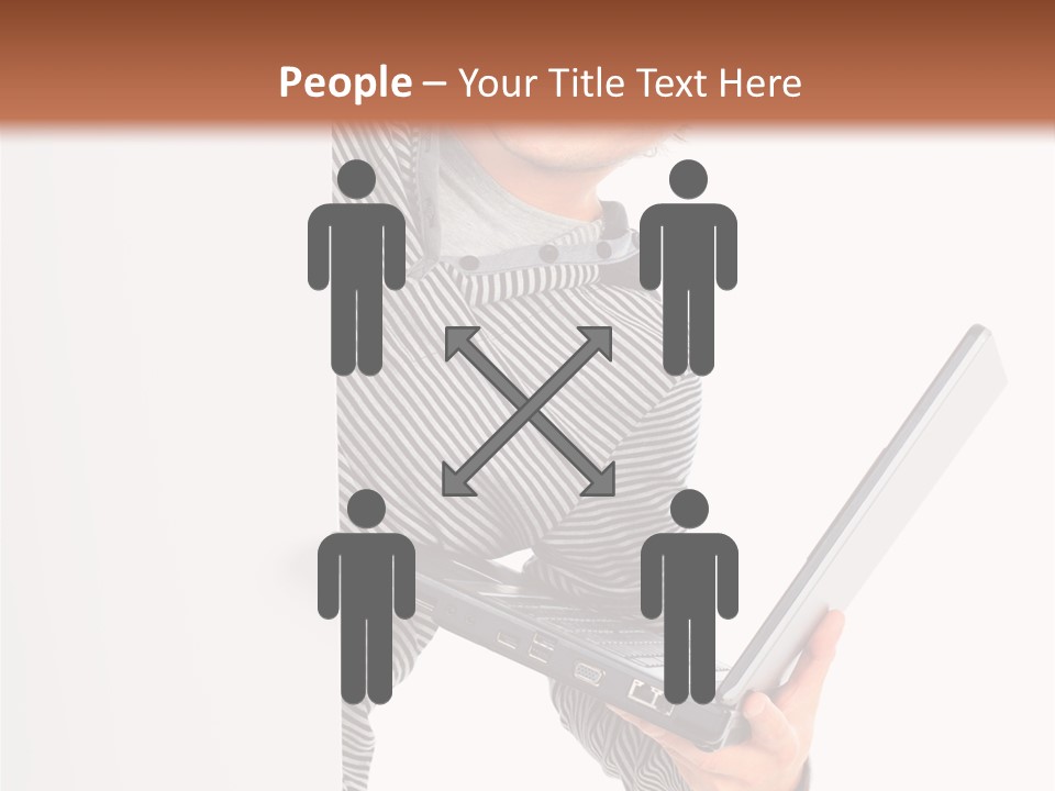 Internet Casual White PowerPoint Template