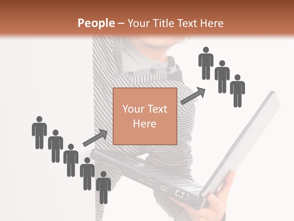 Internet Casual White PowerPoint Template