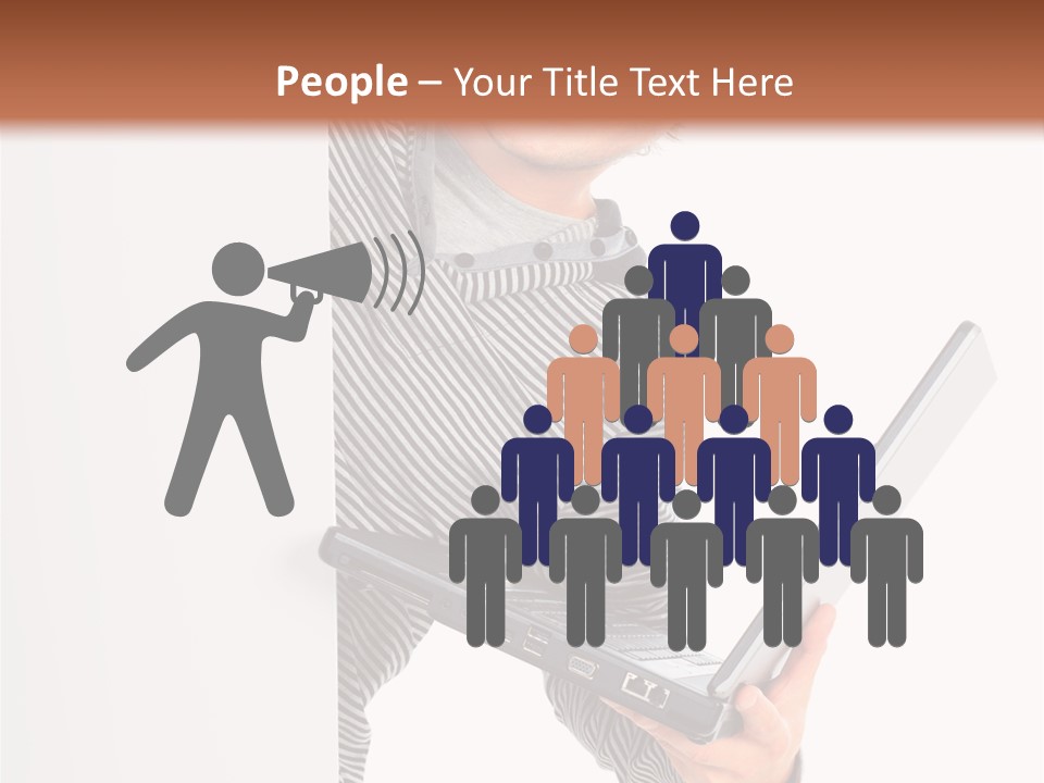 Internet Casual White PowerPoint Template