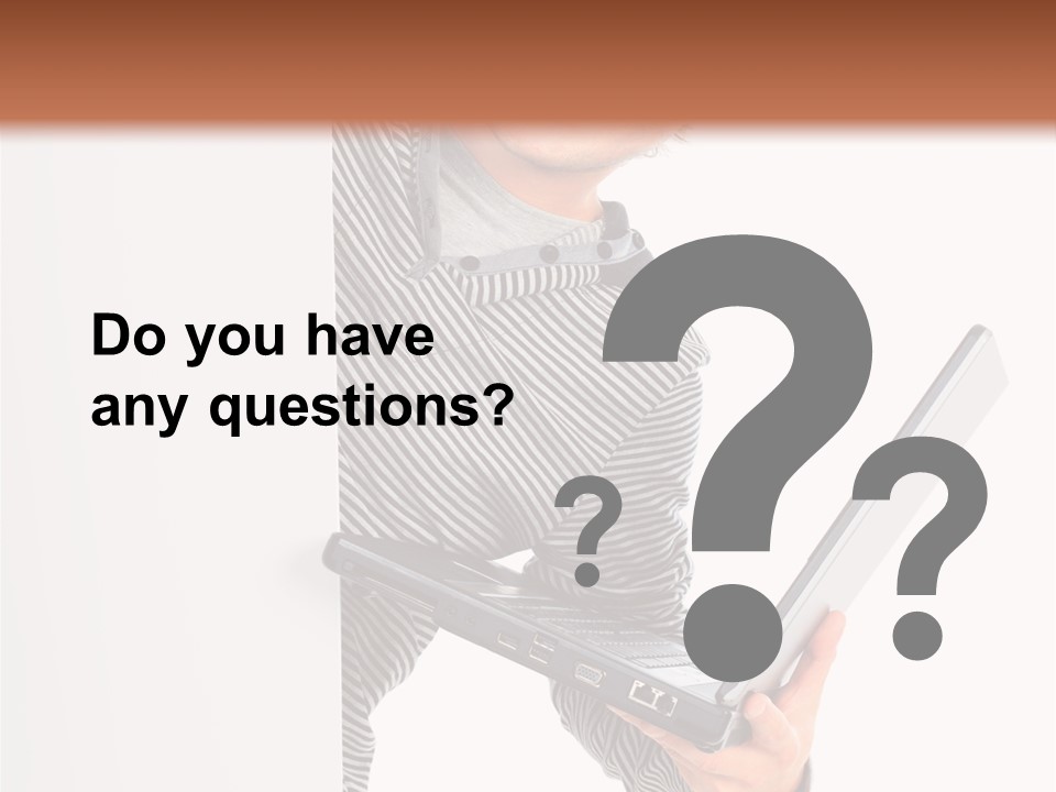 Internet Casual White PowerPoint Template