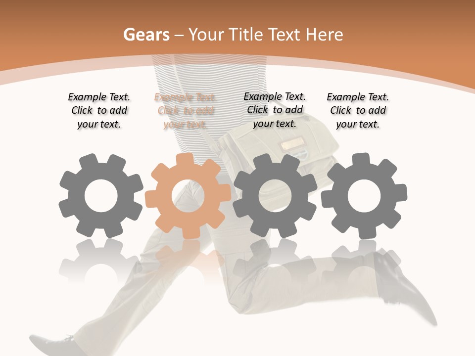 Model Success Cheerful PowerPoint Template