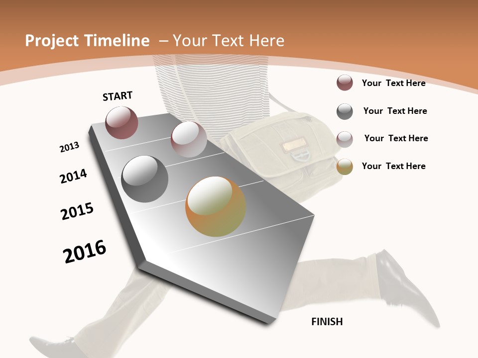 Model Success Cheerful PowerPoint Template