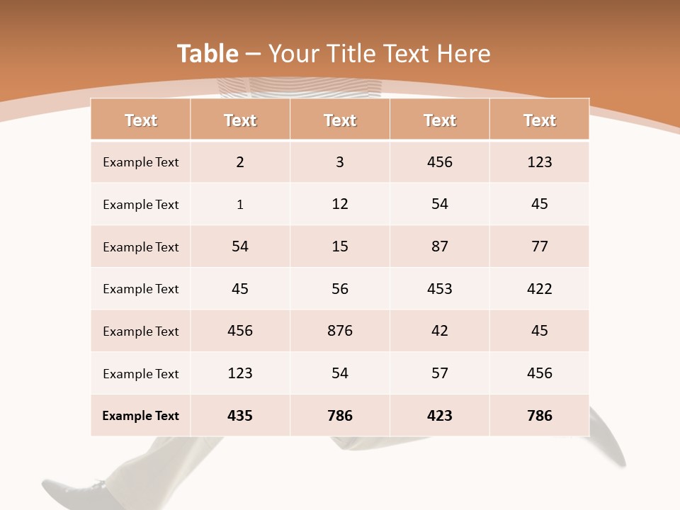 Model Success Cheerful PowerPoint Template