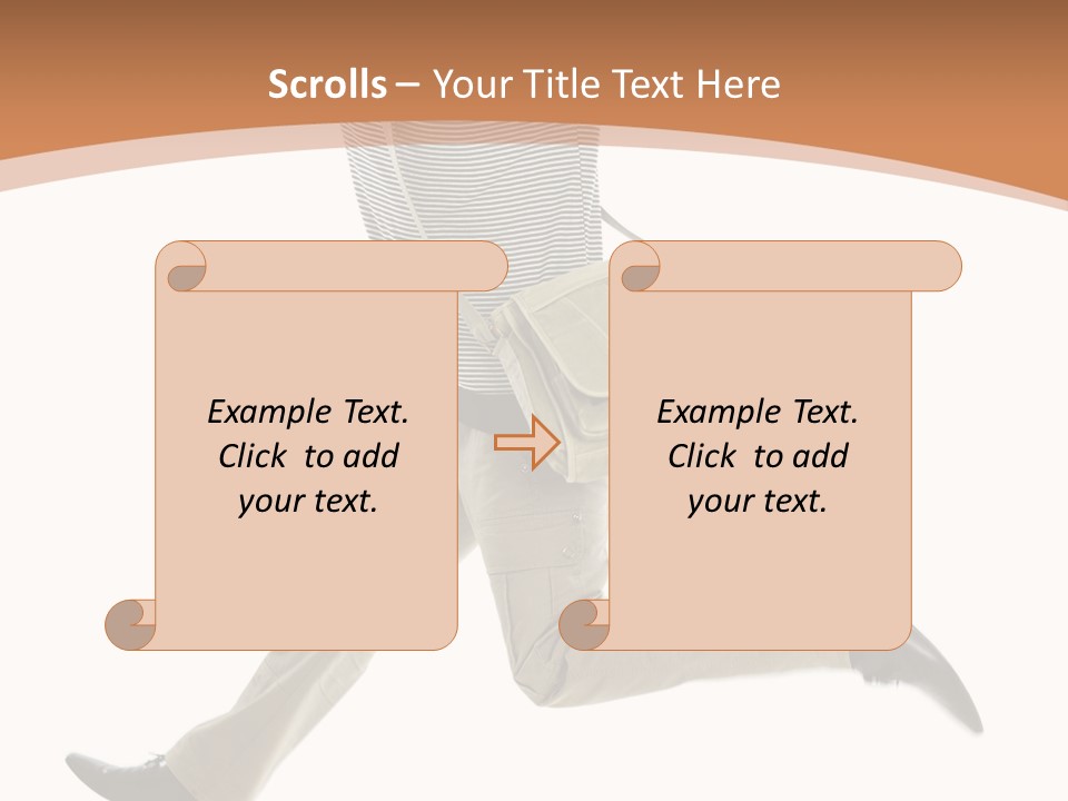 Model Success Cheerful PowerPoint Template