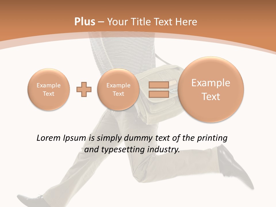 Model Success Cheerful PowerPoint Template