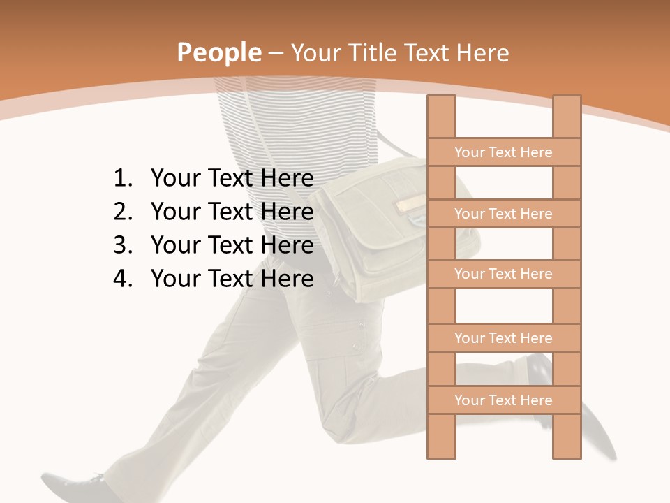 Model Success Cheerful PowerPoint Template