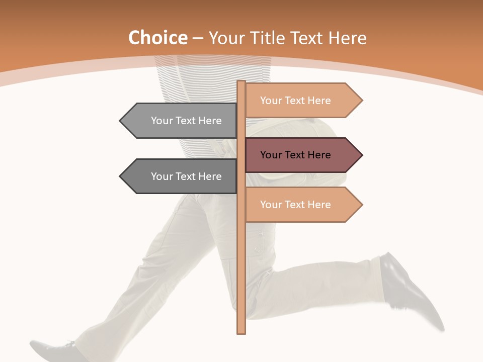 Model Success Cheerful PowerPoint Template