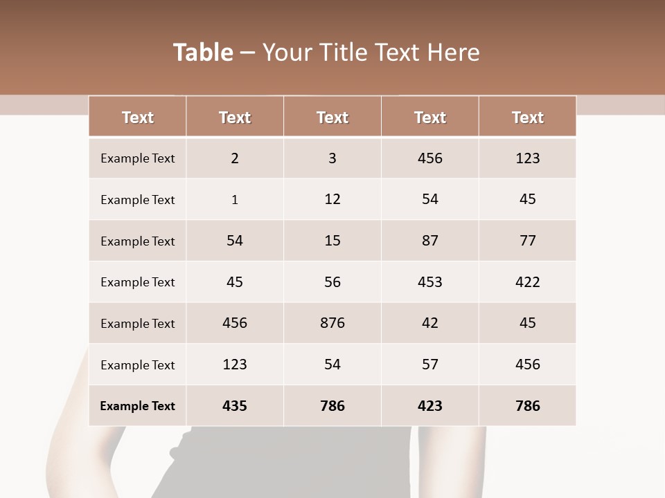 Allure Attractive Makeup PowerPoint Template