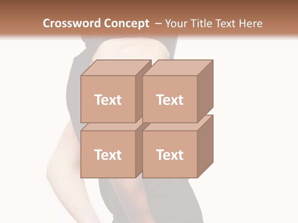 Black Face Makeup PowerPoint Template