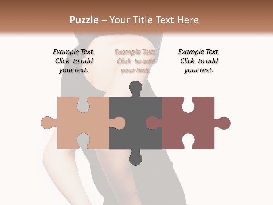 Black Face Makeup PowerPoint Template