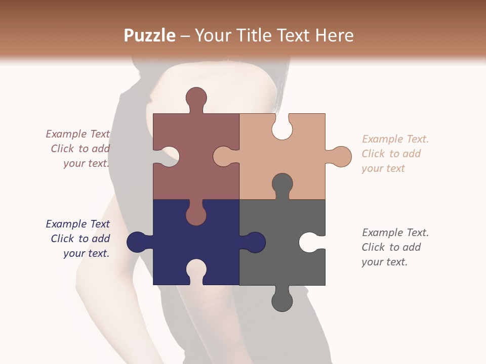 Black Face Makeup PowerPoint Template