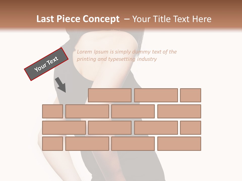 Black Face Makeup PowerPoint Template