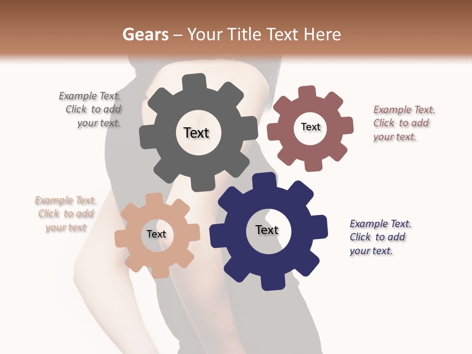 Black Face Makeup PowerPoint Template