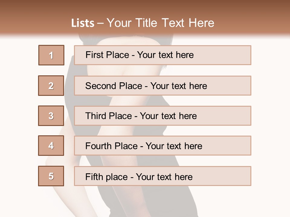 Black Face Makeup PowerPoint Template