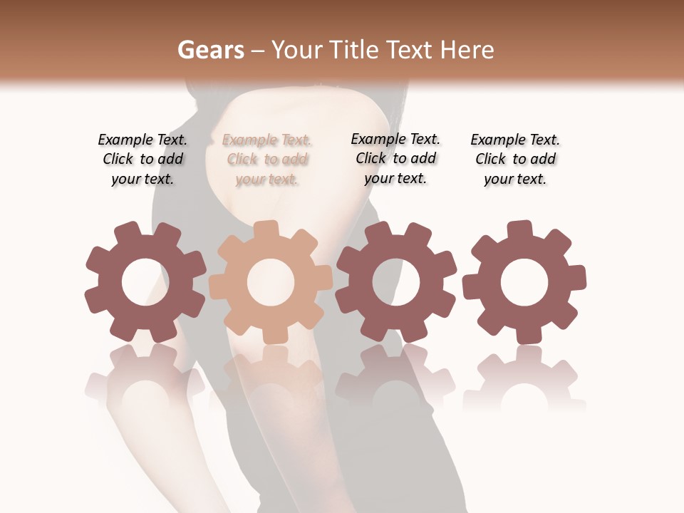 Black Face Makeup PowerPoint Template