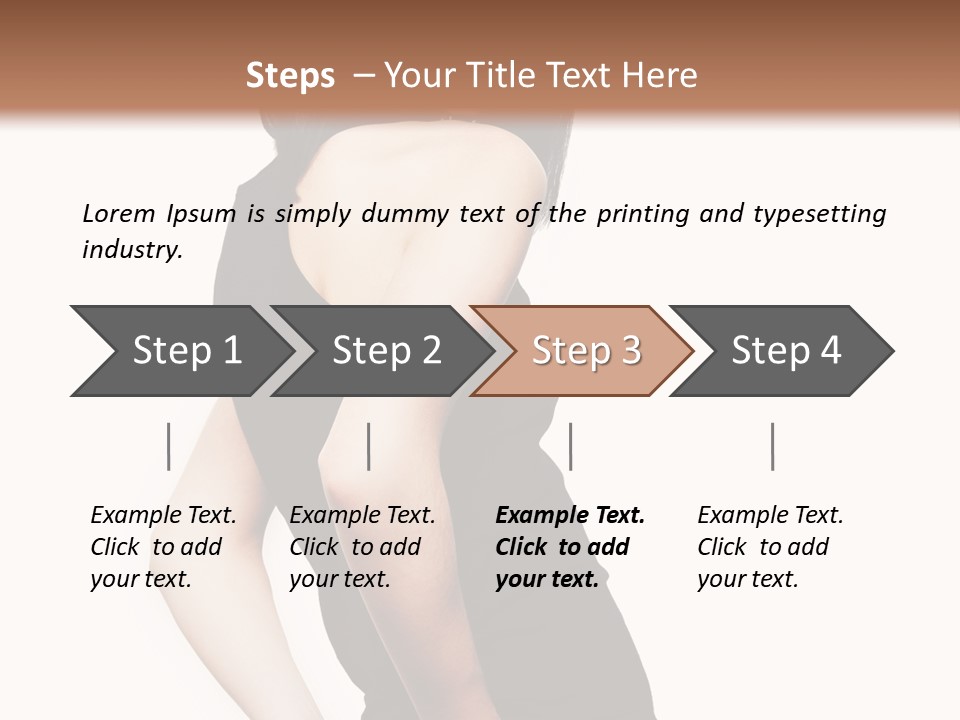 Black Face Makeup PowerPoint Template