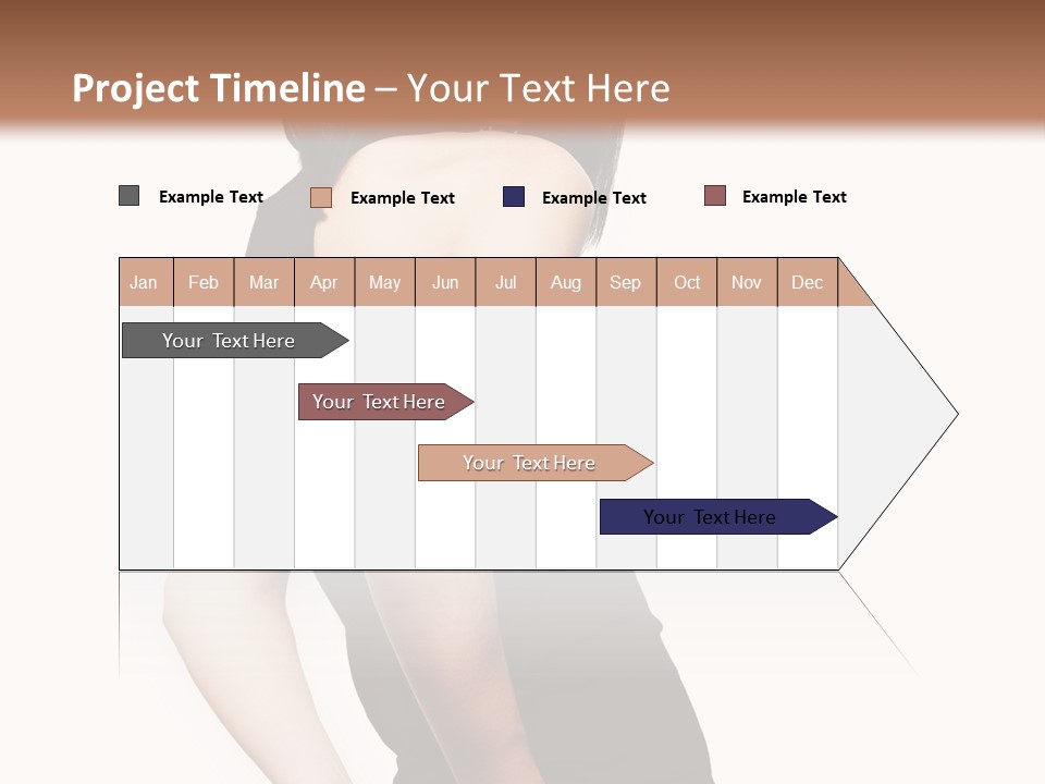 Black Face Makeup PowerPoint Template