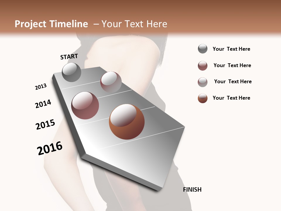 Black Face Makeup PowerPoint Template