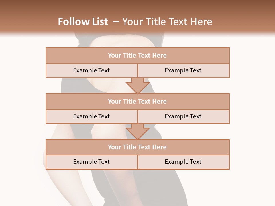 Black Face Makeup PowerPoint Template
