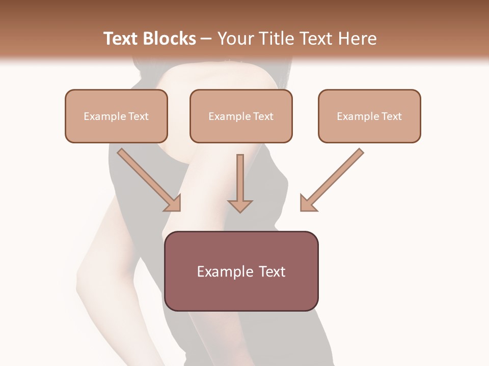 Black Face Makeup PowerPoint Template