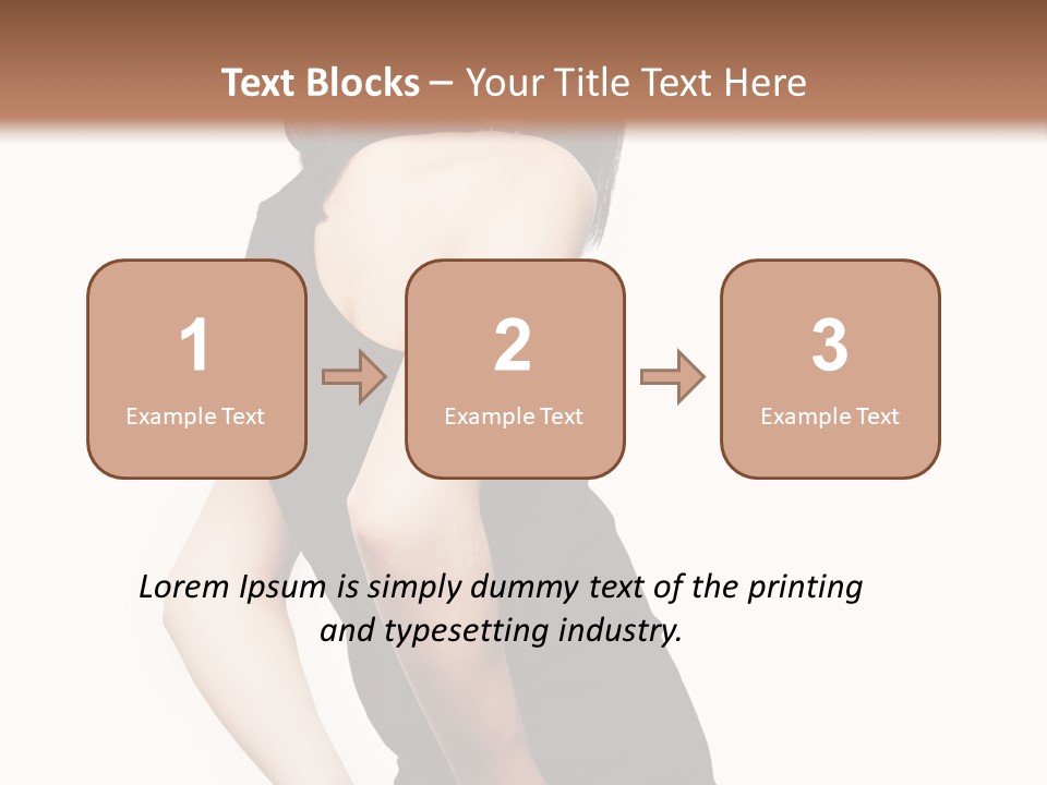 Black Face Makeup PowerPoint Template