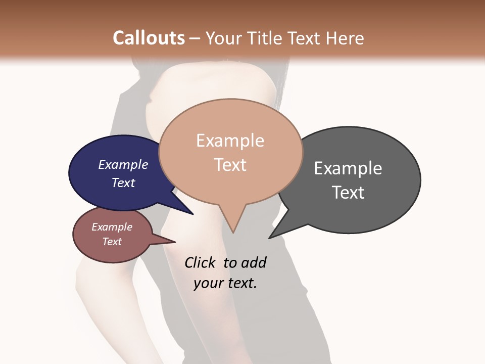 Black Face Makeup PowerPoint Template