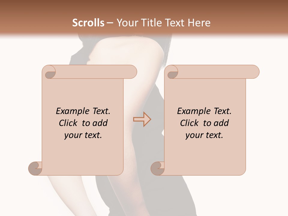 Black Face Makeup PowerPoint Template