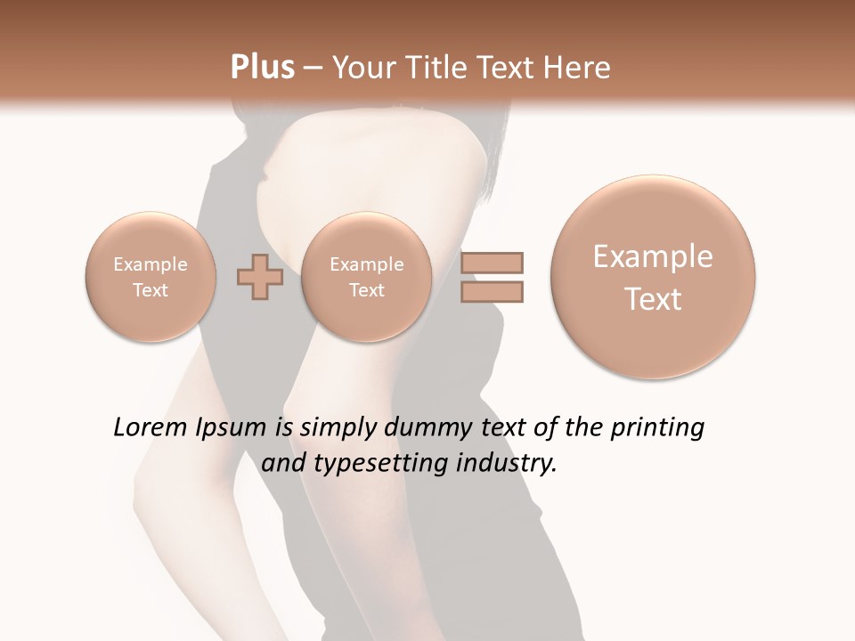 Black Face Makeup PowerPoint Template