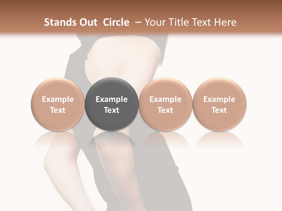 Black Face Makeup PowerPoint Template