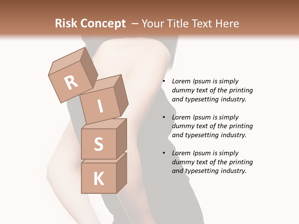 Black Face Makeup PowerPoint Template