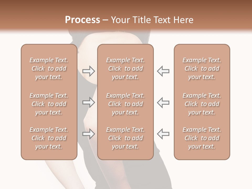Black Face Makeup PowerPoint Template