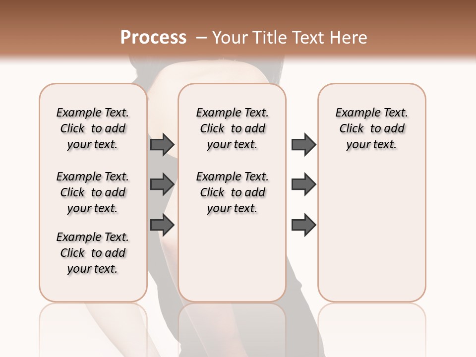 Black Face Makeup PowerPoint Template