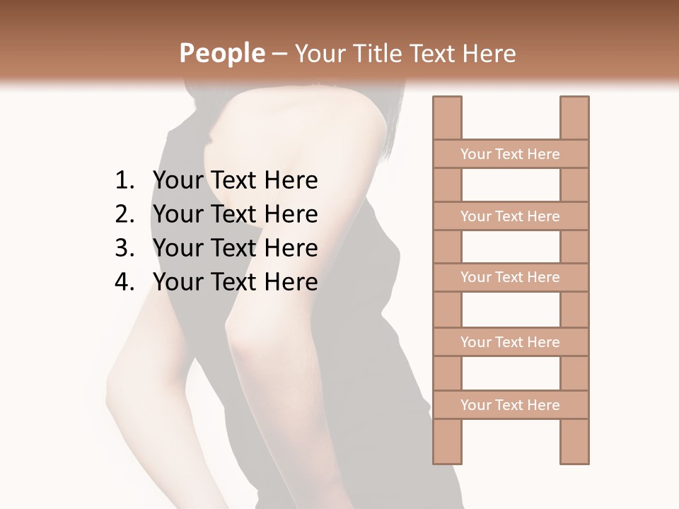 Black Face Makeup PowerPoint Template