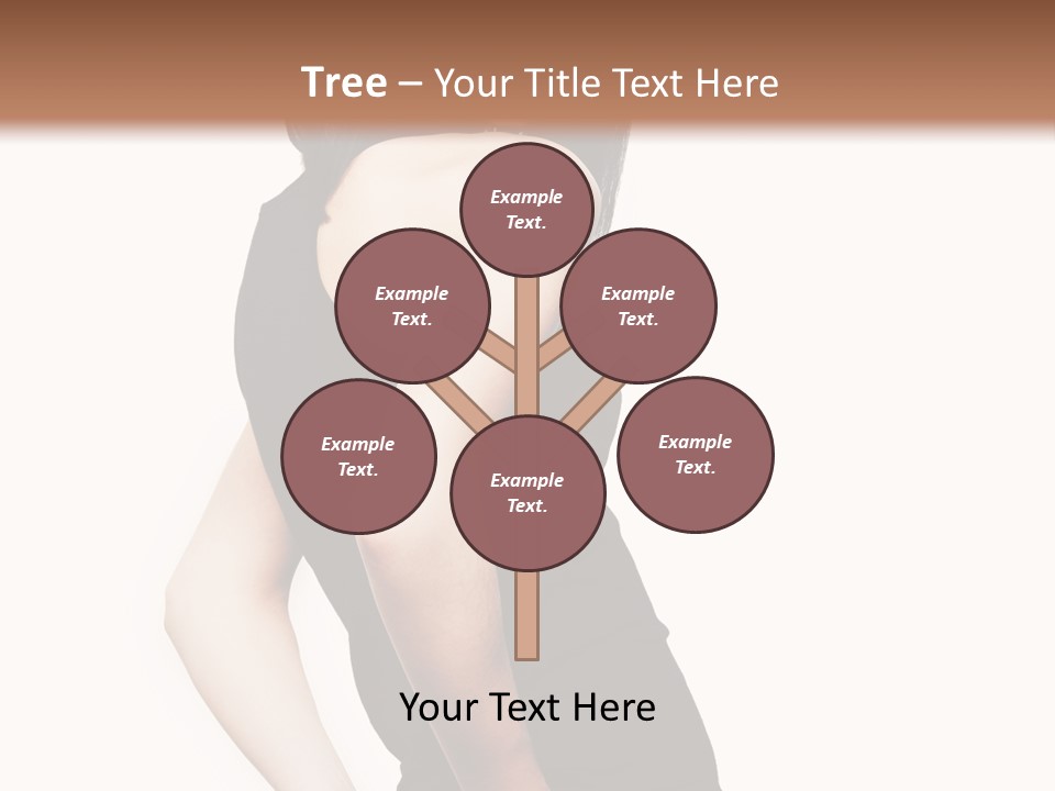 Black Face Makeup PowerPoint Template