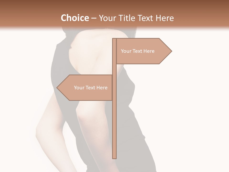 Black Face Makeup PowerPoint Template