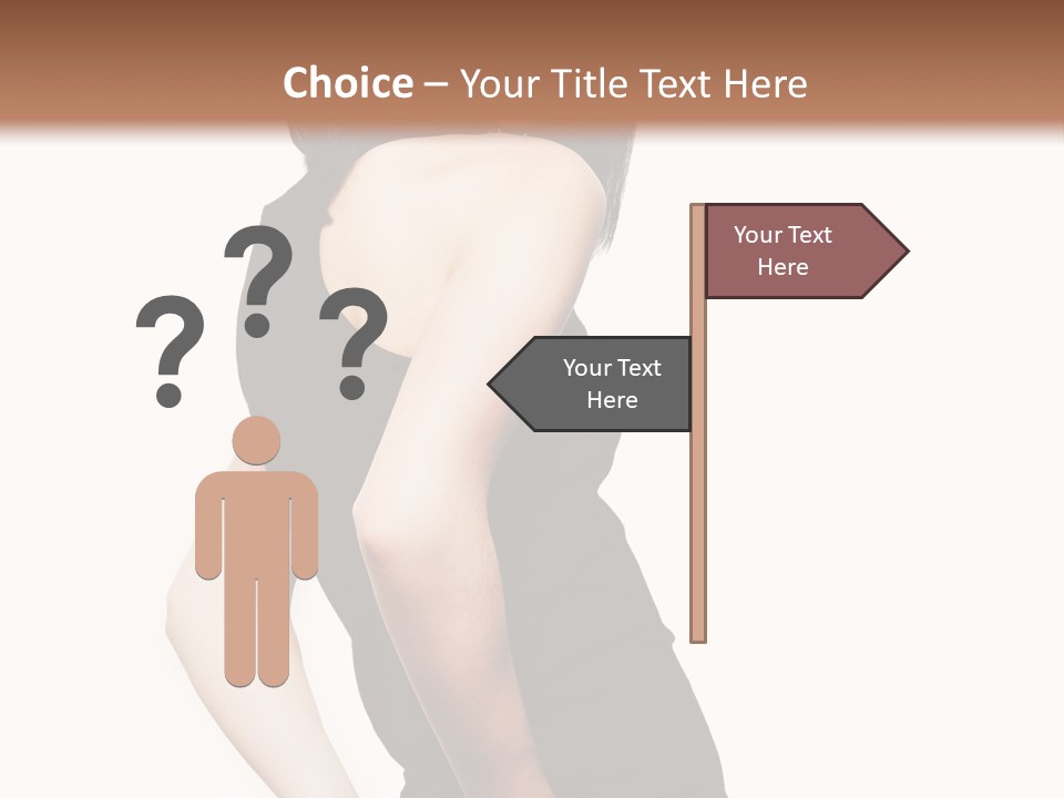 Black Face Makeup PowerPoint Template