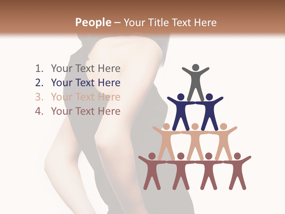 Black Face Makeup PowerPoint Template